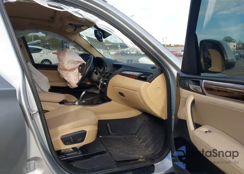 2016 BMW X3 xDrive28I z USA, uszkodzony, nr VIN 5UXWX9C5XG0D81773